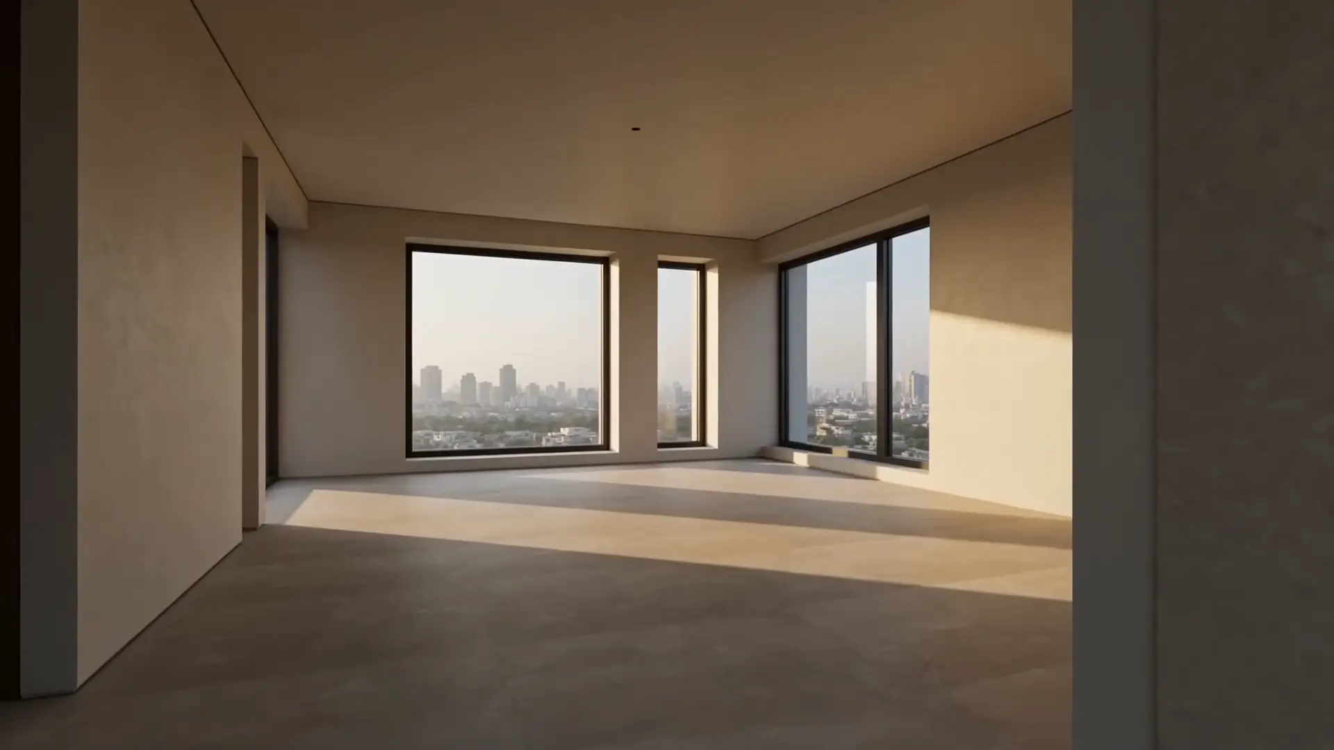 A calm primary suite with deep window light